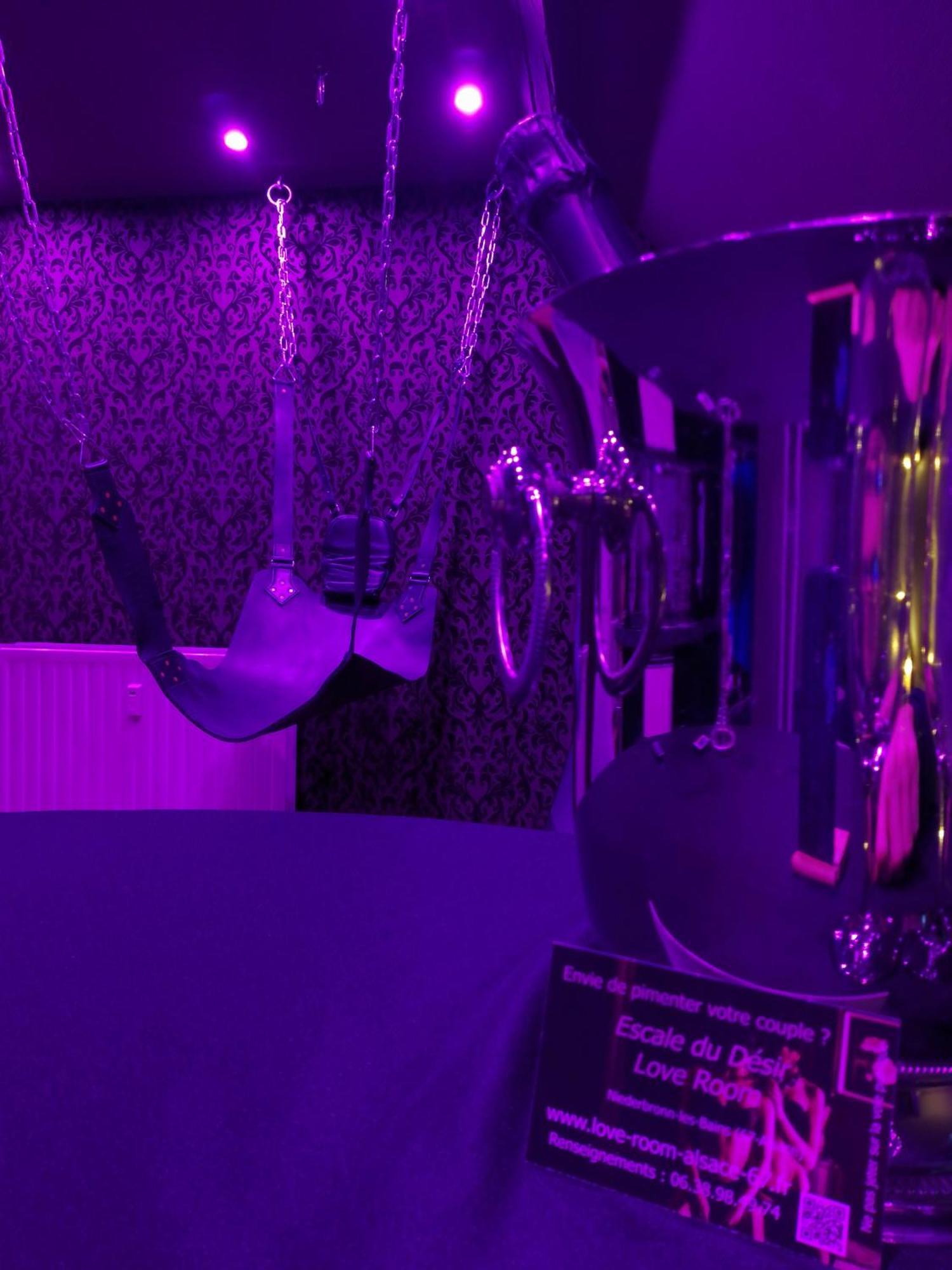 Love-room-alsace-67 L'escale Du Desir - Balancoire D'amour, Croix De Saint Andre, Menottes Et Fauteuil Tantra Apartment Niederbronn-les-Bains